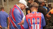 Torcida do Bahia antes de jogo da Copa do Brasil contra o Paysandu