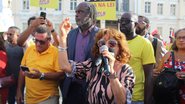 Manifestação dos prefessores contra a Prefeitura de Salvador pelo pagamento do piso salarial