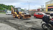 Buracos na Avenida San Martin dificultam trânsito