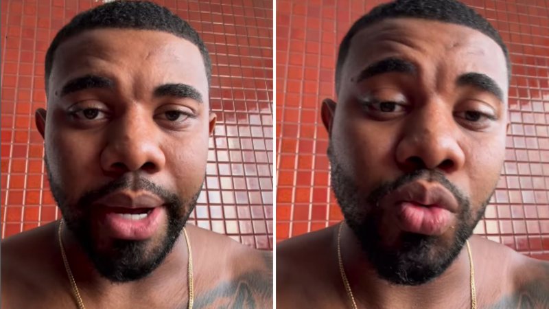 Após denunciar ex\u002Dnamorada, Davi Brito desabafa sobre racismo: \u0022Só me enxerga com olhar de criminoso\u0022