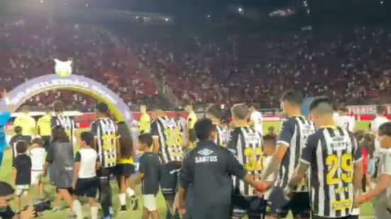 Reprodução/Twitter/@santosfc