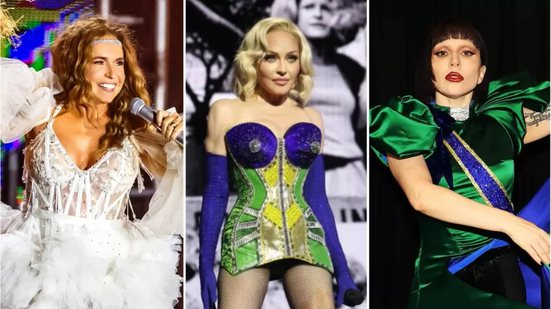 Reprodução/Instagram @danielamercury @madonna @ladygaga