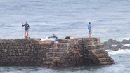 Movimentação no Porto da Barra neste domingo (18)