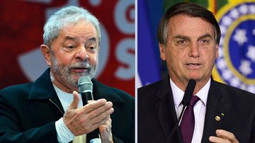 Lula e Bolsonaro - Montagem BNews