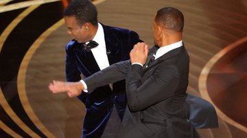 Imagem Will Smith dá tapa em Chris Rock em momento tenso da cerimônia do Oscar; veja vídeo