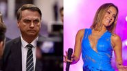 Reprodução / Instagram @jairmessiasbolsonaro e @claudialeitte