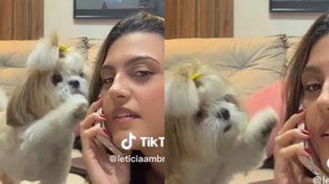 Reprodução// TikTok @leticiaambrozio