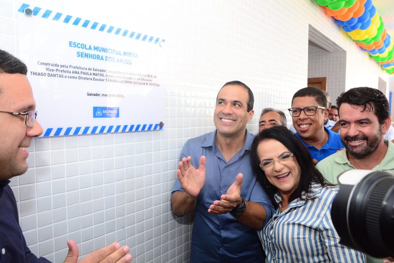 Galeria · Bruno Reis entrega Escola Municipal Nossa Senhora dos Anjos