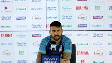 Imagem "Hoje me sinto muito melhor que no início da temporada", diz artilheiro do Bahia