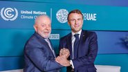 O Presidente francês Emmanuel Macron e o Presidente Lula - Ricardo Stuckert / PR