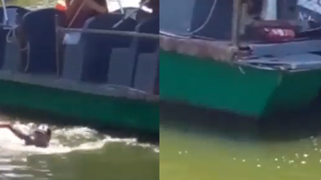 O uso do equipamento é obrigatório na embarcação - Reprodução/Instagram