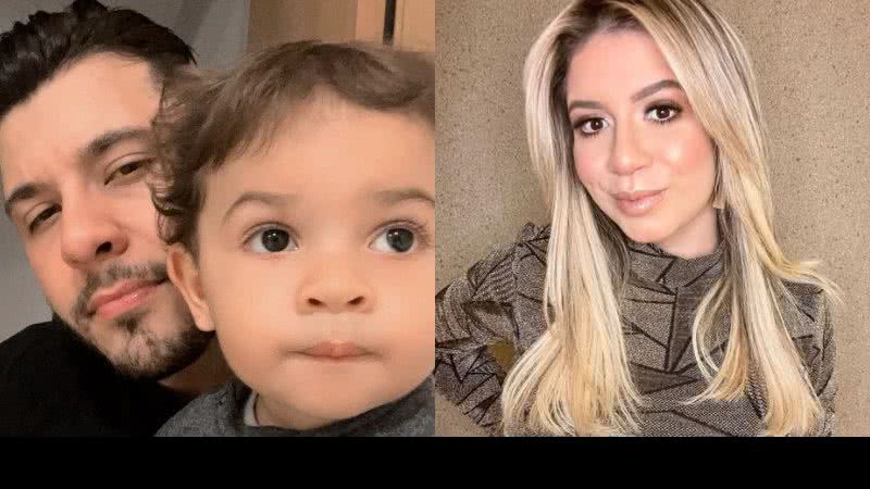 Reprodução: Instagram @murilohuff / @mariliamendoncacantora