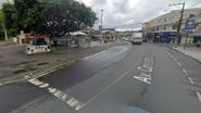 Vítima do atropelo foi socorrida para uma unidade de saúde da região - Reprodução | Google Maps