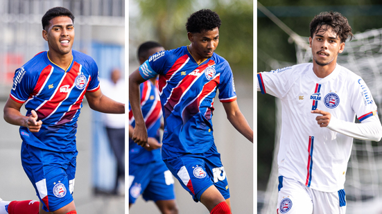 Montagem/Wilson Castro/Divulgação/EC Bahia e Letícia Martins/EC Bahia