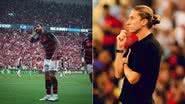 Reprodução | Instagram: @flamengo e @filipeluis