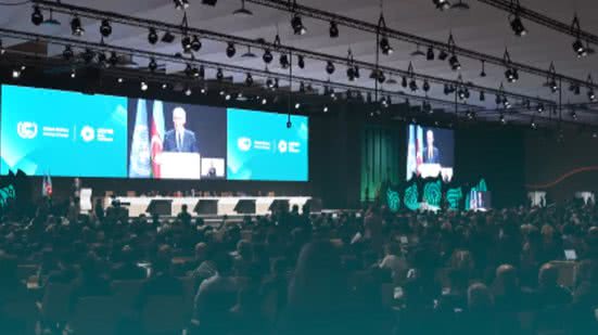 Reprodução / Redes sociais @cop29_azerbaijan