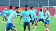 Segundo dia de treino da Seleção Brasileira no Barradão