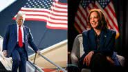 Reprodução/Instagram/@realdonaldtrump/@kamalaharris