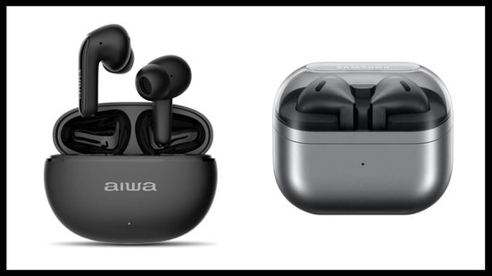 Fones AIWA e Samsung - Divulgação