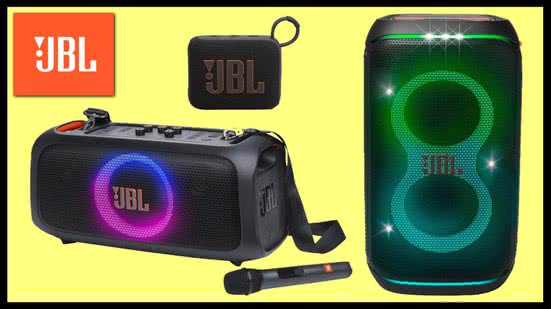 Caixas de som JBL - Divulgação