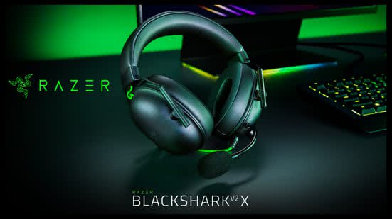 Headset Gamer Razer Blackshark V2 X - Divulgação