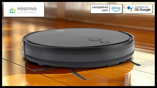 Smart Robô Aspirador Positivo - Divulgação
