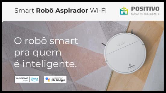 Smart Robô Aspirador Positivo - Divulgação