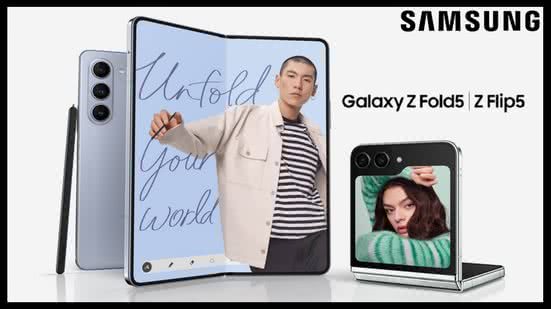 Samsung Galaxy Z Flip5 e Fold5 - Divulgação