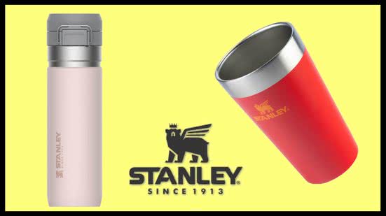 Copos e garrafas térmicas Stanley - Divulgação