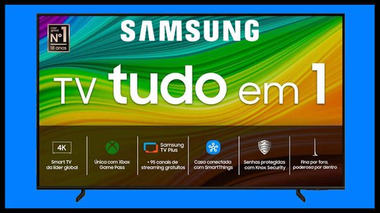 Smart TV Samsung QLED  4K - Divulgação