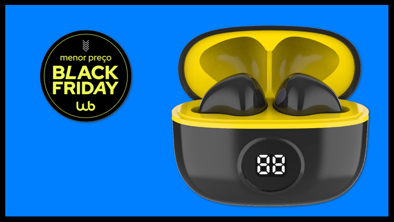 Semana Black Friday: Fones de ouvido sem fio com desconto de 75%