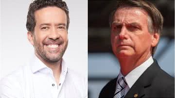 Reprodução / Instagram (@andrejanones / @jairmessiasbolsonaro)