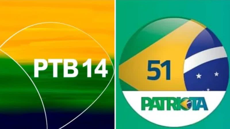 Reprodução/PTB e Patriota