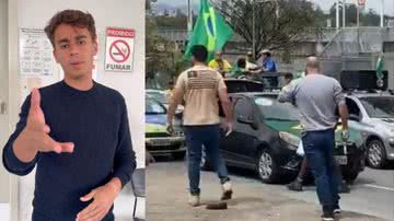 Imagem Segurança de vereador bolsonarista saca arma durante confusão em MG; veja vídeo