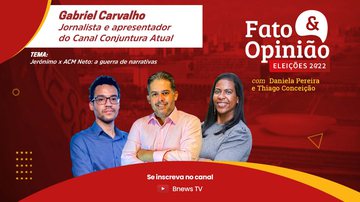 Imagem Fato & Opinião: Jornalistas debatem cenário de segundo turno; saiba como acompanhar