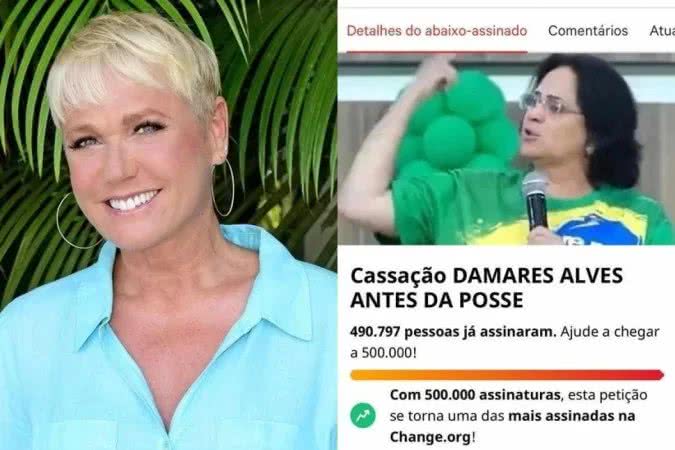 Reprodução/Instagram @xuxameneghel e change.org