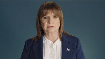 Bullrich ficou em 3º lugar no 1º turno, com 23,83% dos votos - Reprodução