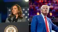 Reprodução/Instagram @kamalaharris e @realdonaldtrump
