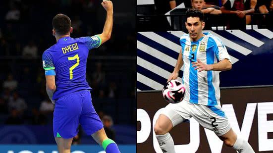 Reprodução / Redes Sociais / Instagram / @cbf_futsal_ / @afaseleccion / Montagem BNews