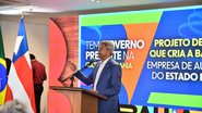 Governador entrega à ALBA projeto de lei que cria empresa estatal de audiovisual