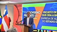 Governador entrega à ALBA projeto de lei que cria empresa estatal de audiovisual