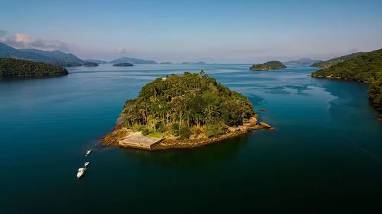 Ilha do Japão, em Angra dos Reis — Foto: Reprodução/Manhai