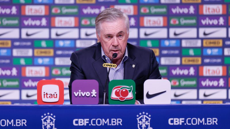 Ancelotti divulga lista de convocados da Seleção Brasileira para os amistosos contra Japão e Coreia do Sul\u003B confira