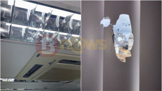 Bala perdida atinge sala de assessor em fórum de Salvador