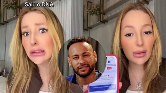 Modelo grávida que afirma ter transado com Neymar divulga exame