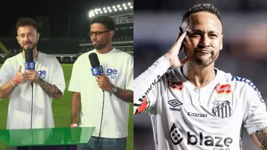 Reprodução / GE TV / Raul Baretta / Santos FC