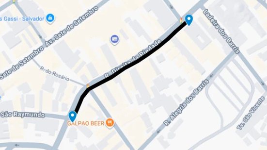 Reprodução / Google Maps