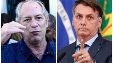 Foto Ciro Gomes: Dinaldo Silva / BNews Foto Bolsonaro: Alan Santos/PR