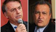 Foto Bolsonaro: Alan Santos-PR  / Foto Rui Costa: Vagner Souza/Arquivo BNews