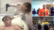 Foto 1: Instagram/Michelle Bolsonaro | Fotos 2 e 3: Reprodução/Youtube